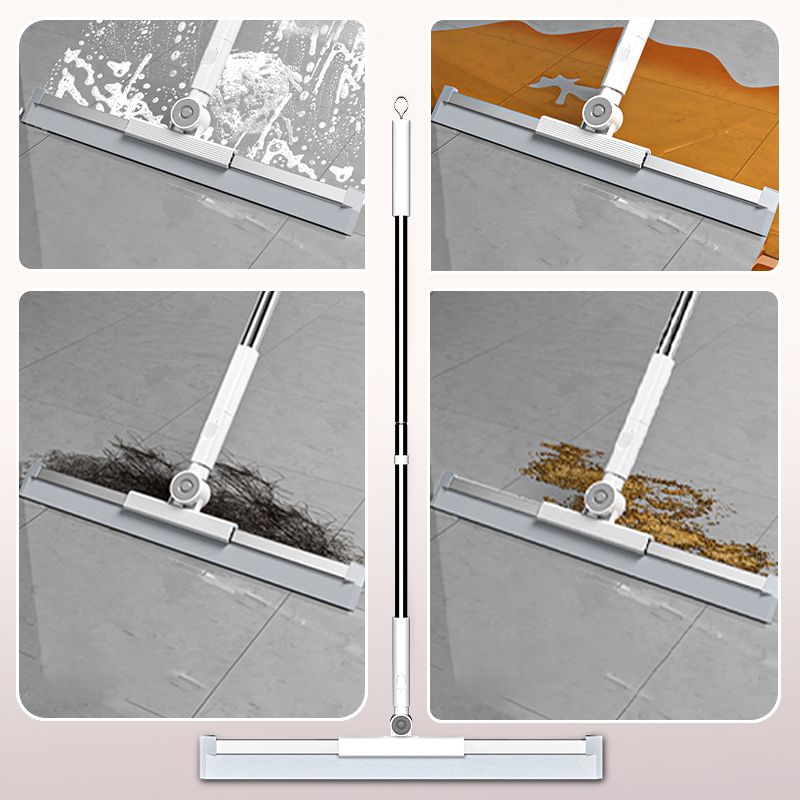 Squeegee Broom 180° Rotating Head Silicone Lip
