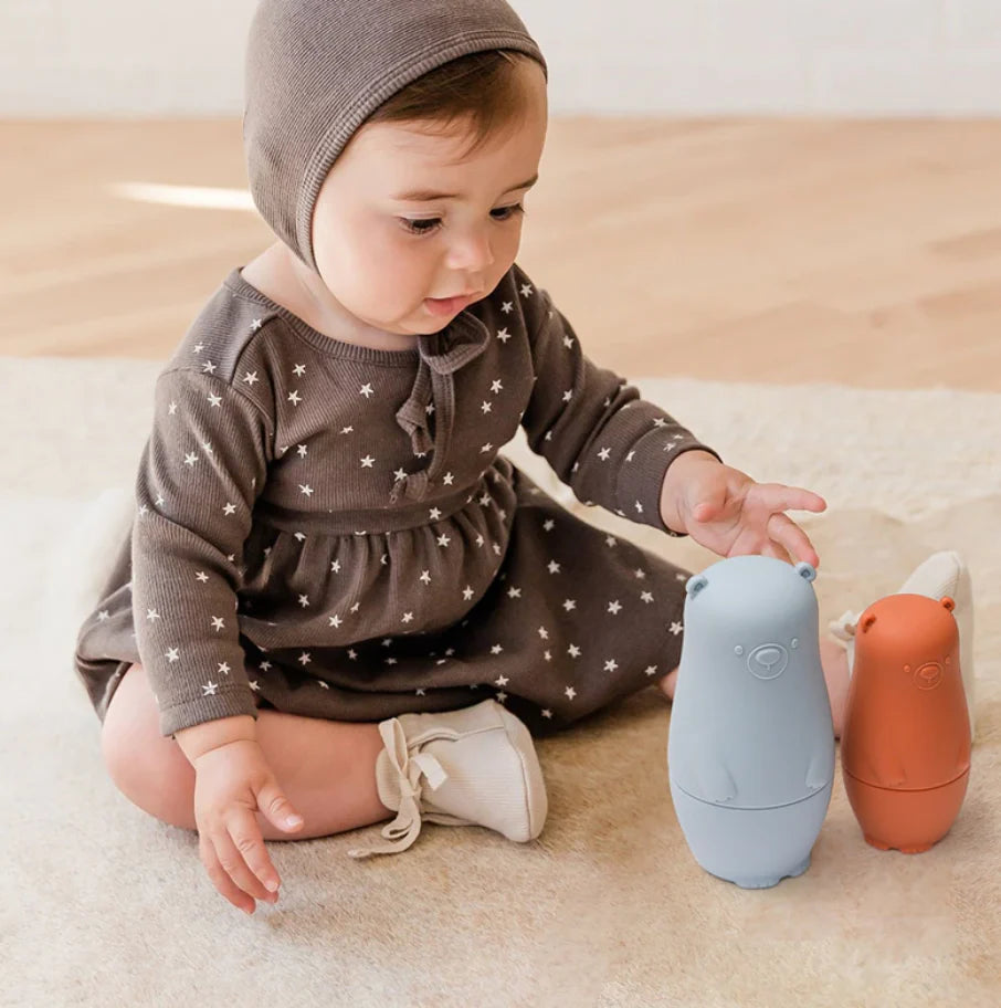 Stacking Dolls Silicone Teething-Friendly Set of 4