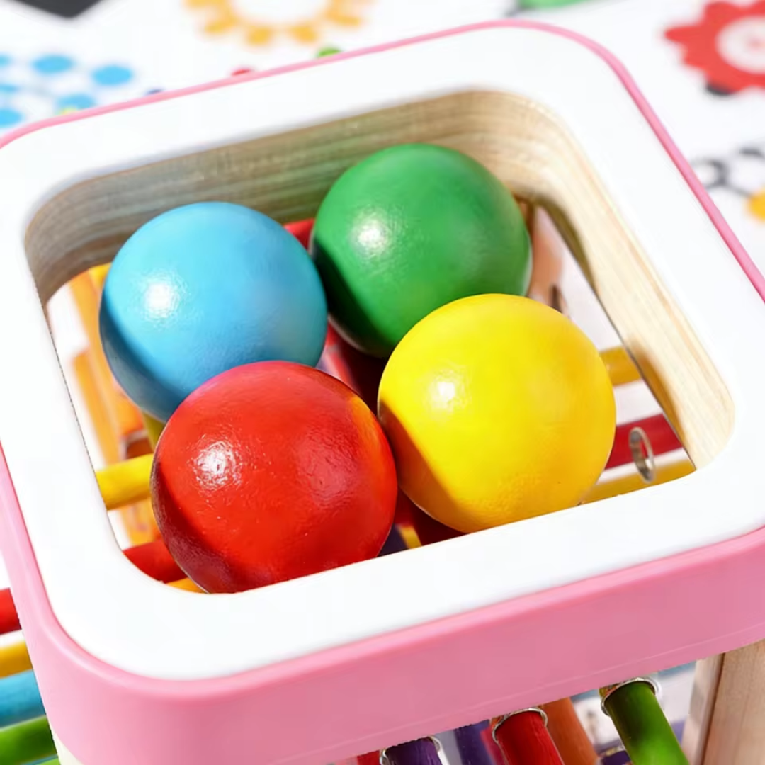 Stacking Toy Natural Wood Water-Based Paints Ages 3+