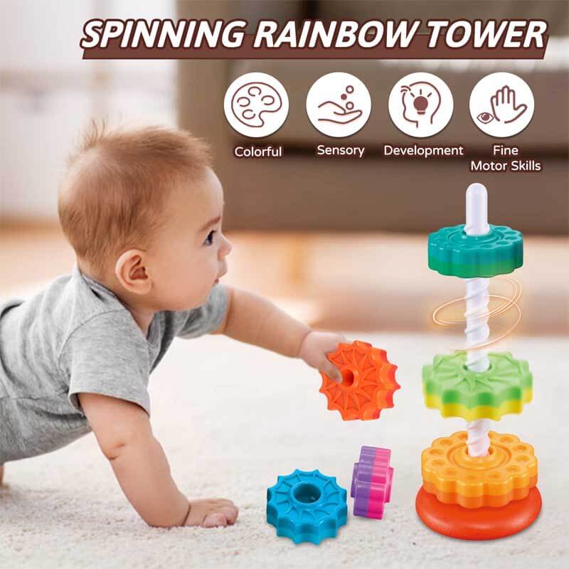 Stacking Toy Spinning Discs BPA-Free