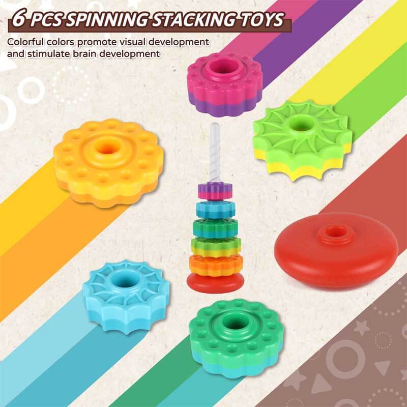 Stacking Toy Spinning Discs BPA-Free