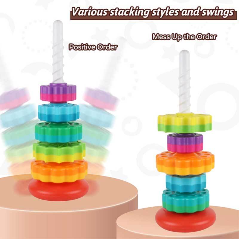 Stacking Toy Spinning Discs BPA-Free