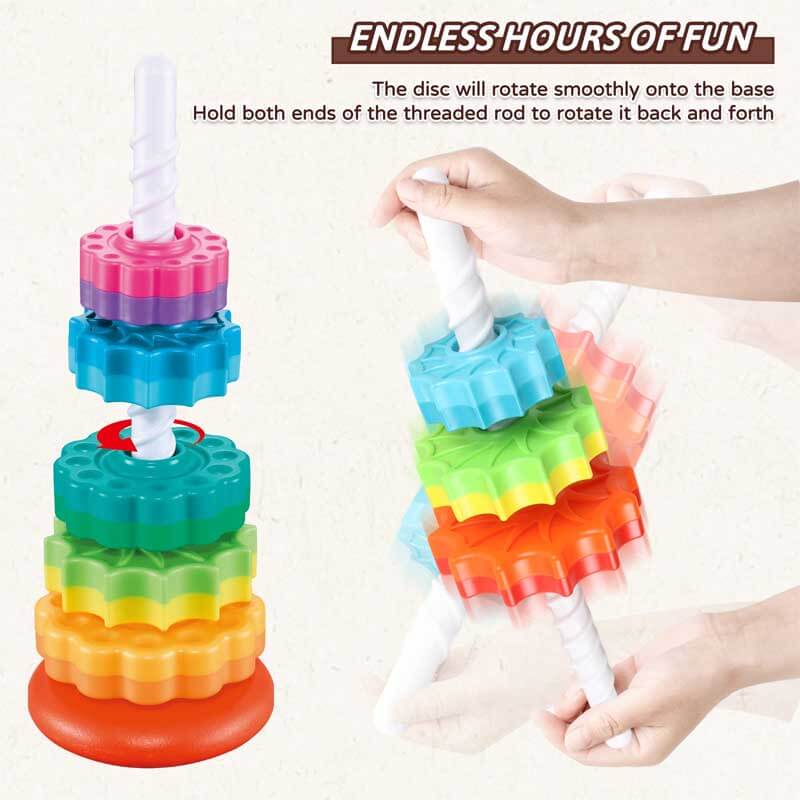 Stacking Toy Spinning Discs BPA-Free