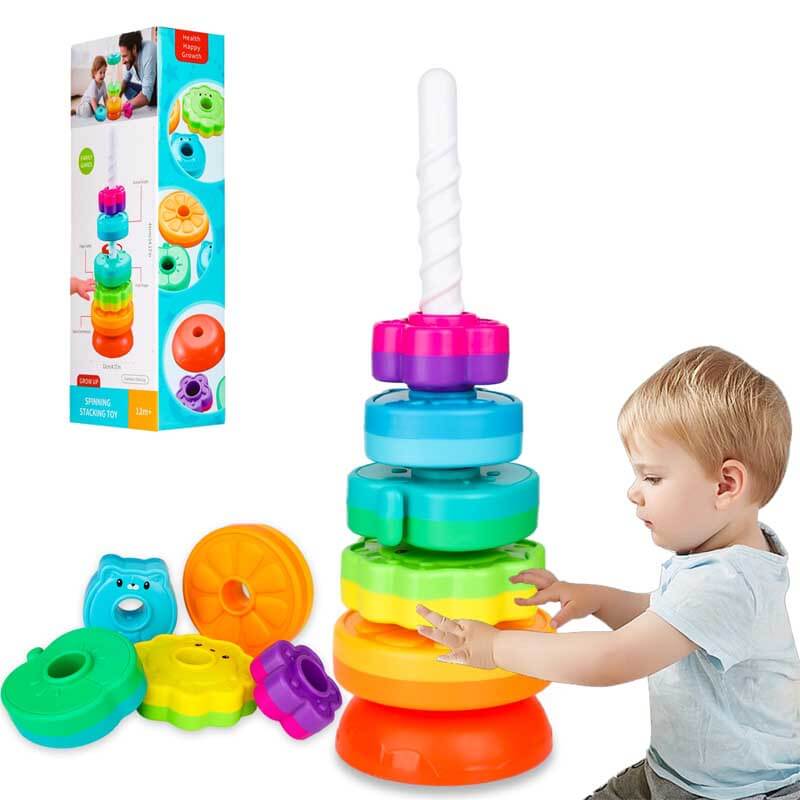 Stacking Toy Spinning Discs BPA-Free