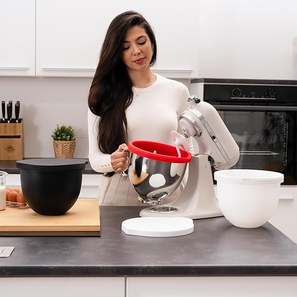 Stand Mixer Insert Fits Tilt-Head 5-Quart Food-Grade Heat-Resistant Silicone