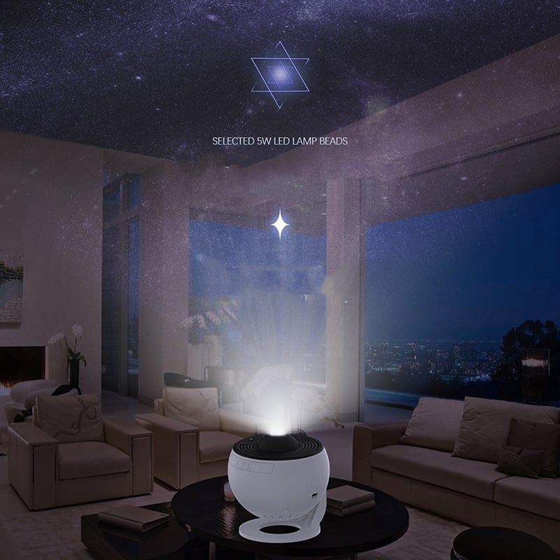 Star Projector 12 Constellations High-Res USB-C & Bluetooth
