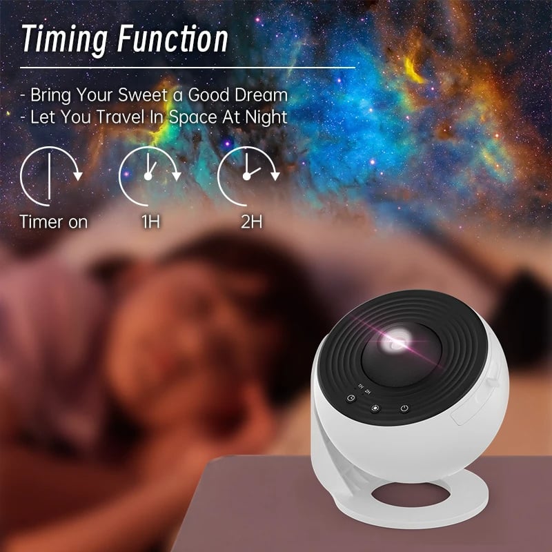 Star Projector 12 Constellations High-Res USB-C & Bluetooth