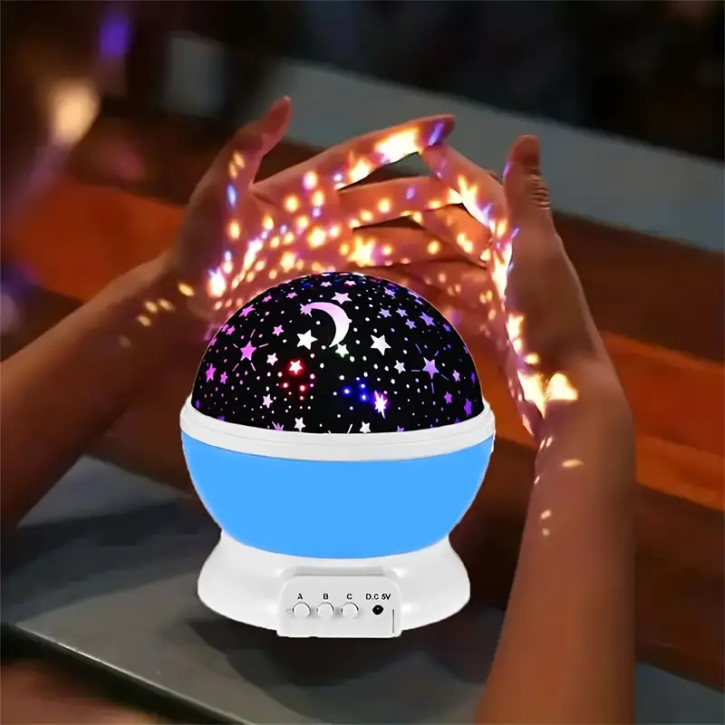 Star Projector Night Lamp Soothing Projection USB Rechargeable