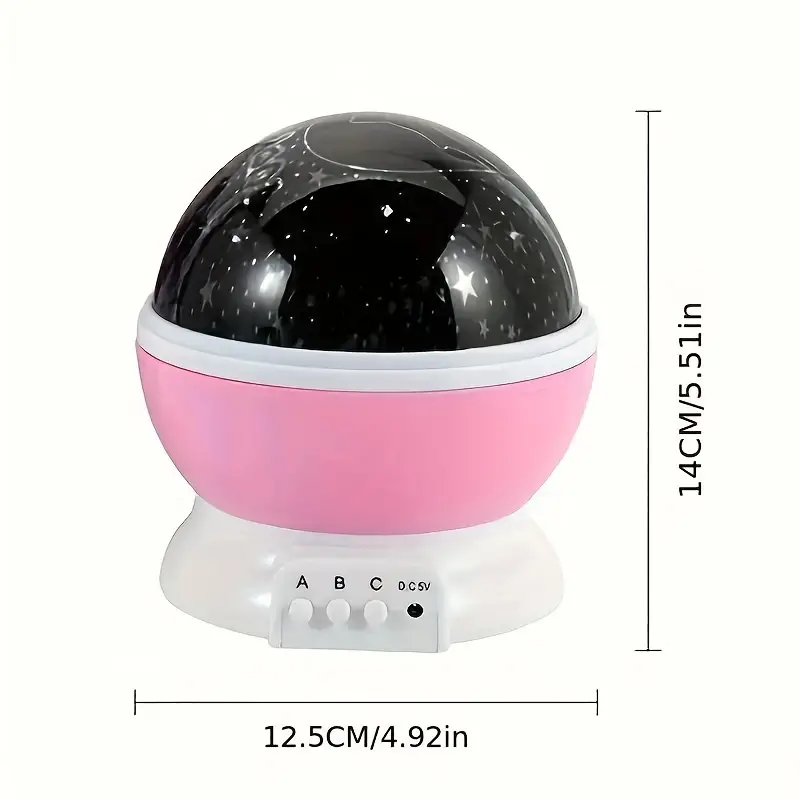 Star Projector Night Lamp Soothing Projection USB Rechargeable
