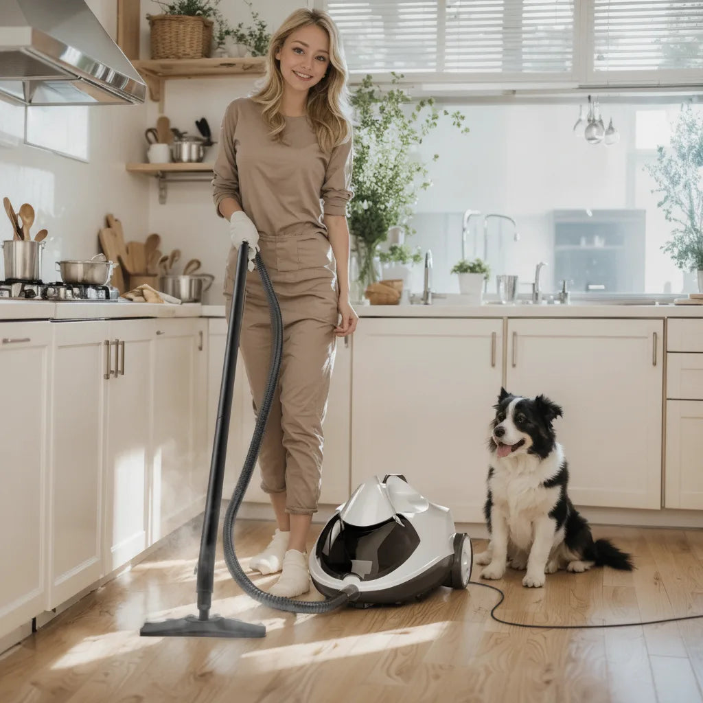 Steam Cleaner High-Pressure 2L Removable Tank Fast Heat-Up
