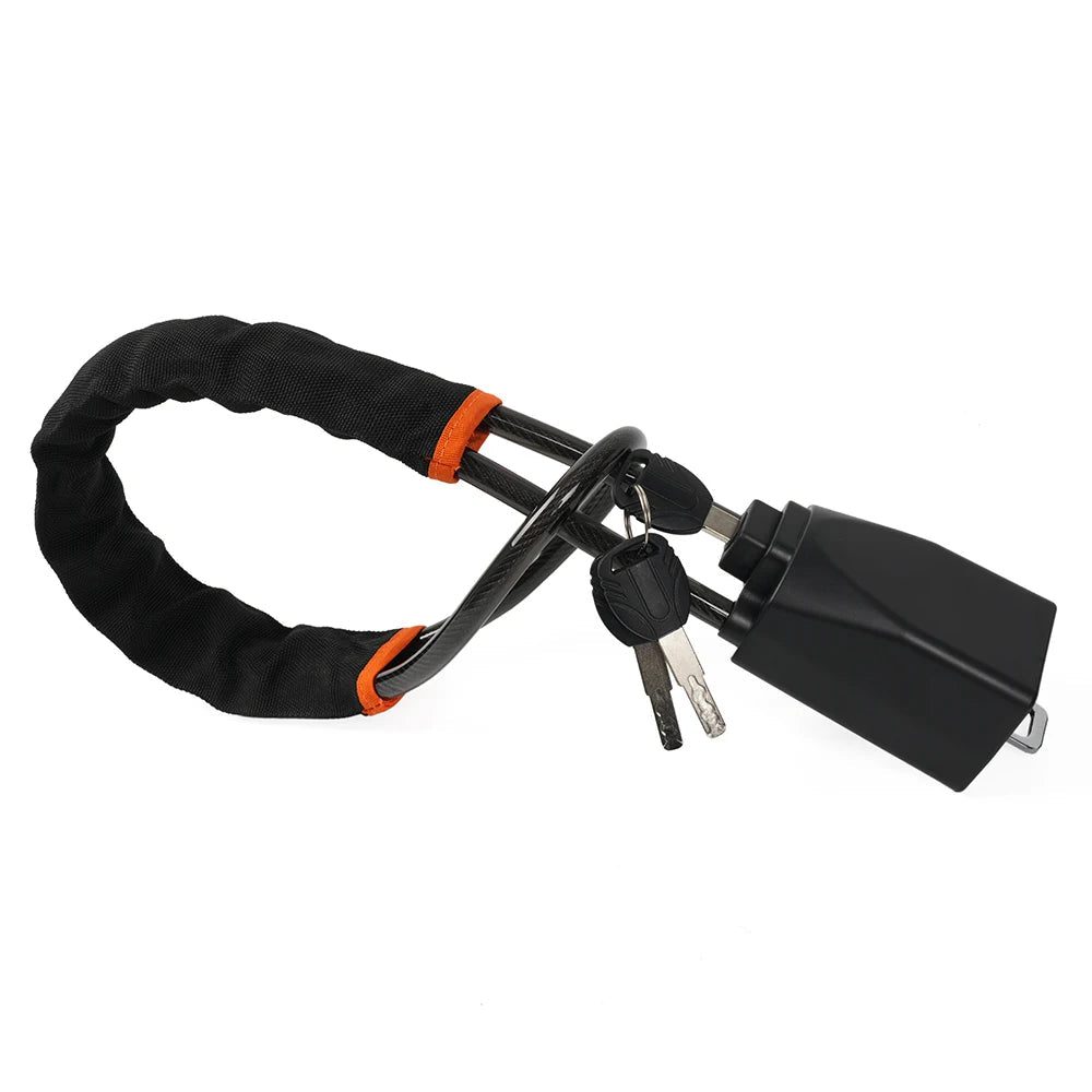 Steering Wheel Lock Braided Steel Core Tool-Free Install