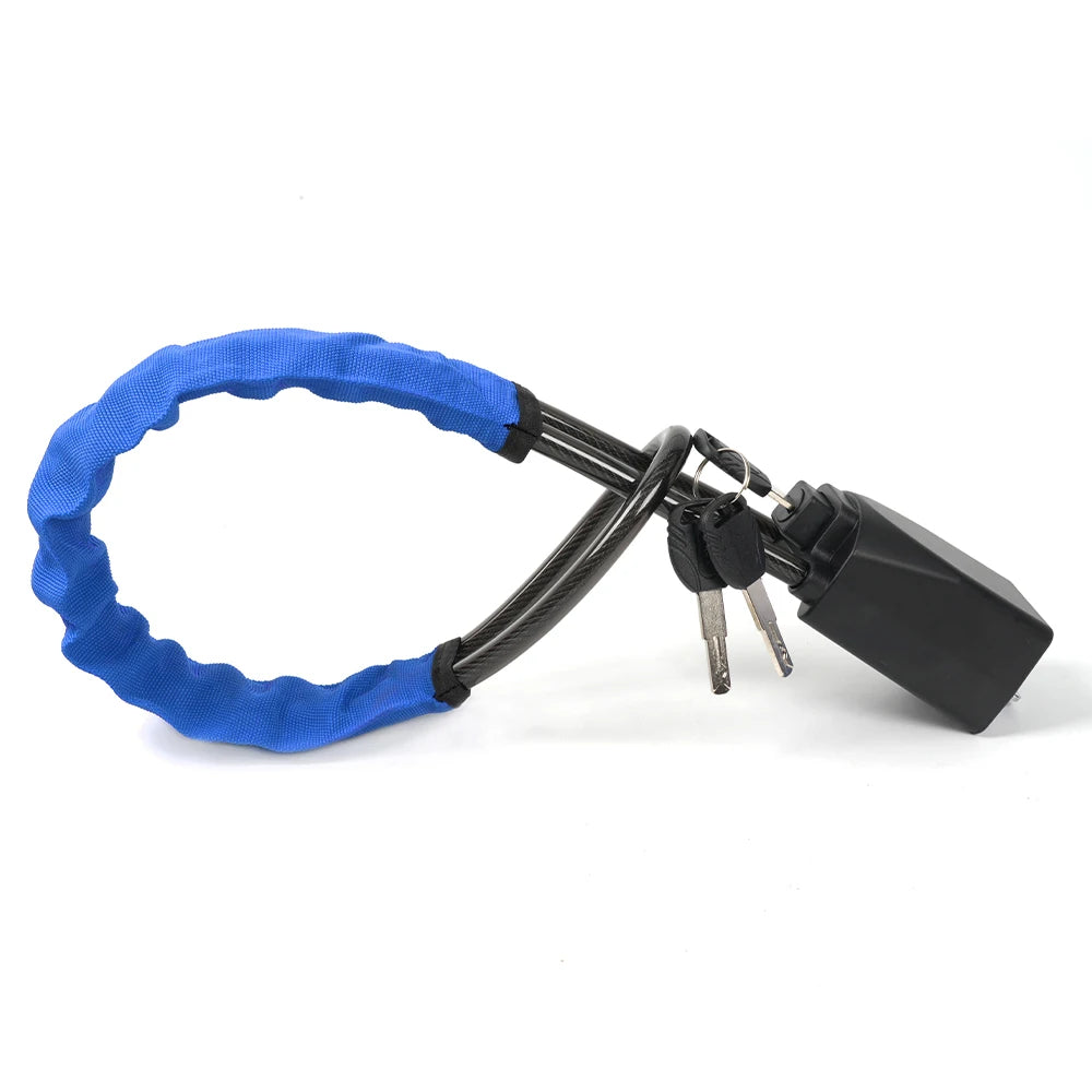 Steering Wheel Lock Braided Steel Core Tool-Free Install