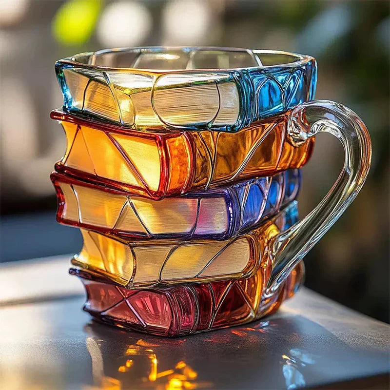 Stemless Wine Glass Hand-Painted Lead-Free 6.5 Fl Oz