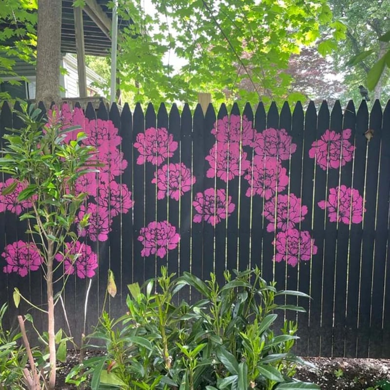 Stencil Set Floral Reusable Flexible 10 Pack