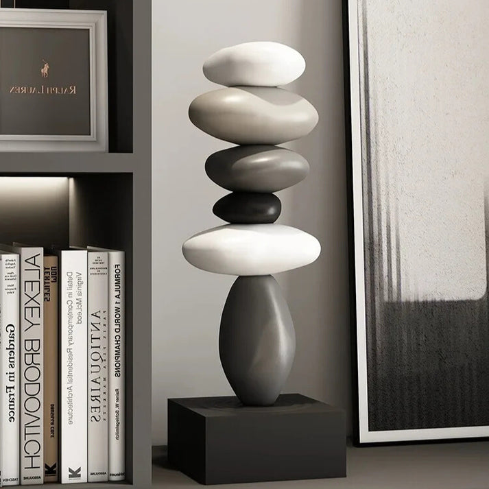 Stone Sculpture Stacked Minimalist Natural Stone