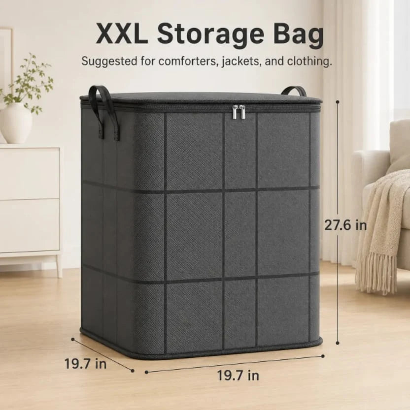 Storage Bag 210 L Zipper Closure & Carrying Handles