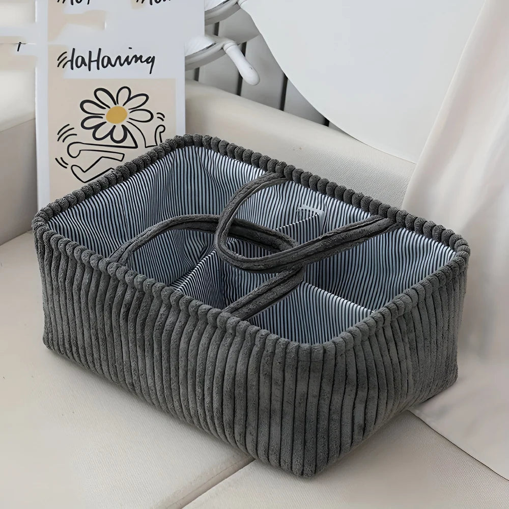 Storage Basket Organizer Open Design & Multiple Compartments