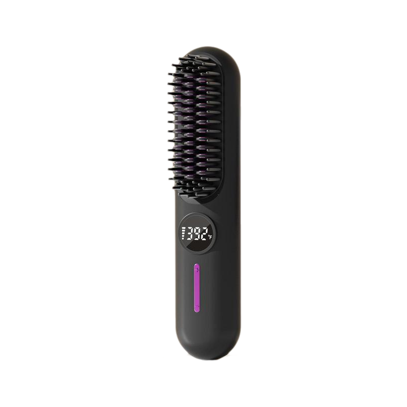 Straightening Brush Cordless Ceramic LED Display