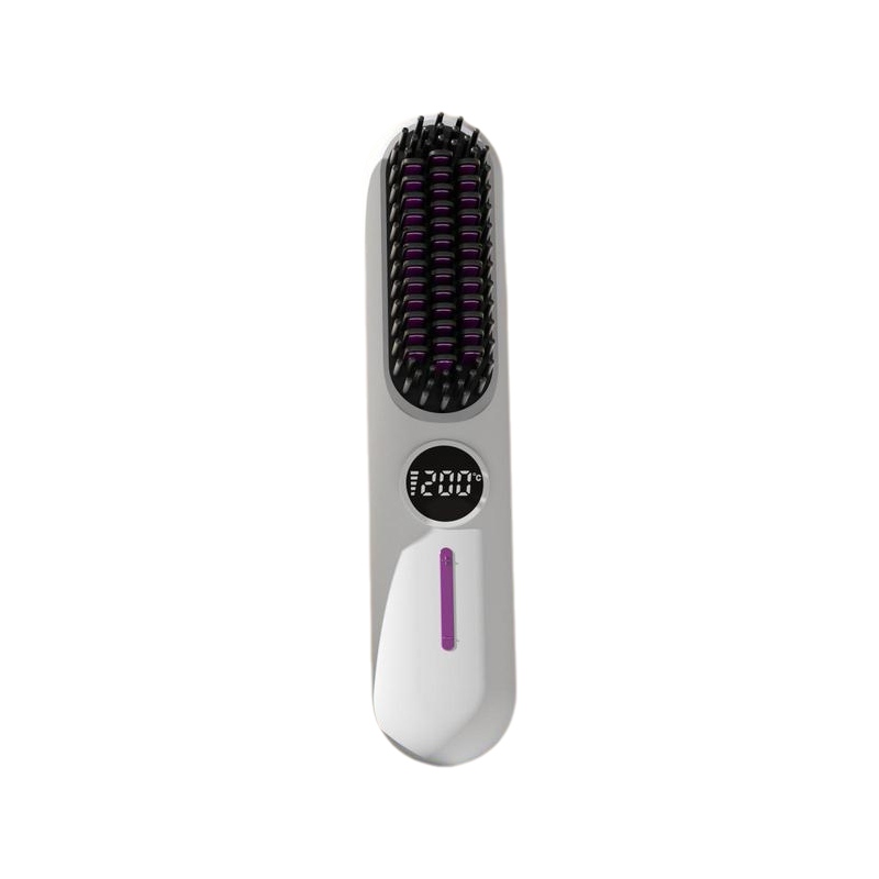Straightening Brush Cordless Ceramic LED Display