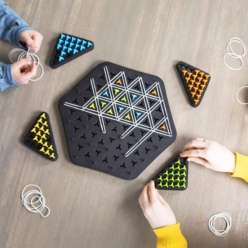 Strategy Board Game Durable ABS Plastic Stackable 2-4 Players