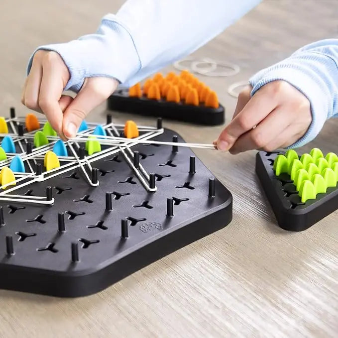 Strategy Board Game Durable ABS Plastic Stackable 2-4 Players