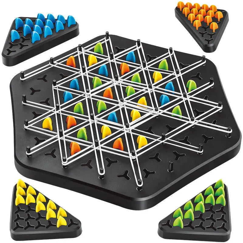 Strategy Board Game Durable ABS Plastic Stackable 2-4 Players