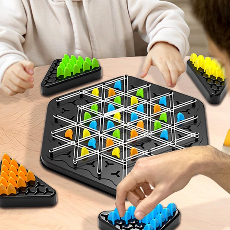 Strategy Board Game Rubber Bands & Pegs
