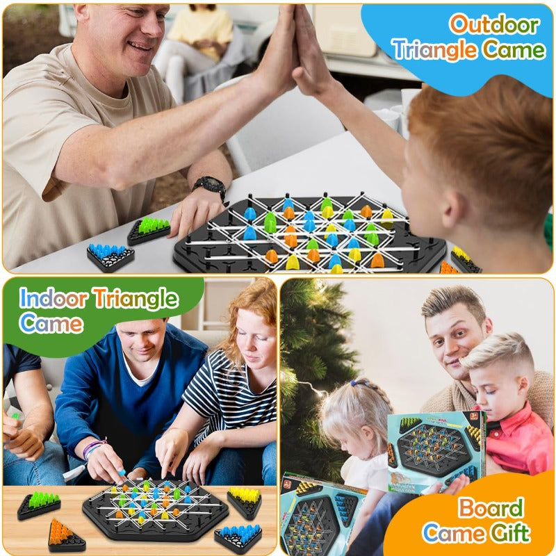 Strategy Board Game Rubber Bands & Pegs