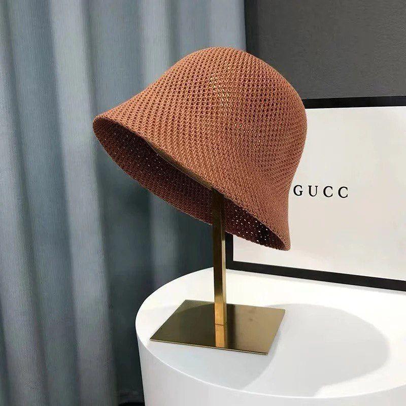 Straw Sun Hat Wide Brim UV Protection Adjustable Band