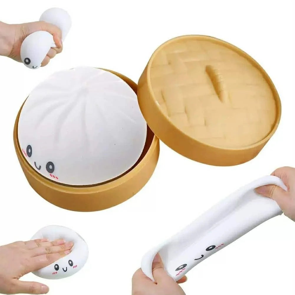Stress Ball Dumpling Design Ultra-Soft & Stretchy