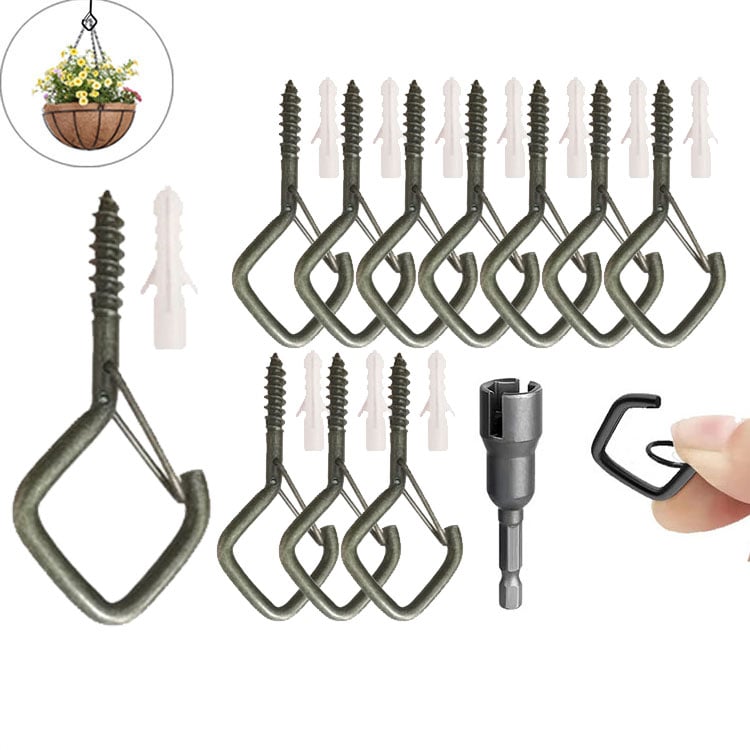 String Light Hooks Stainless Steel Safety Lock