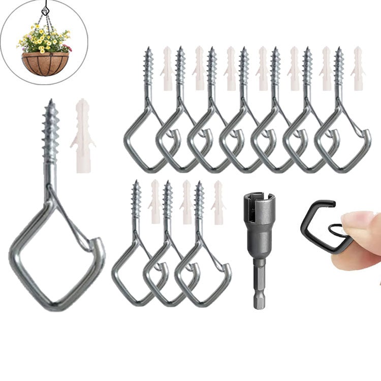 String Light Hooks Stainless Steel Safety Lock