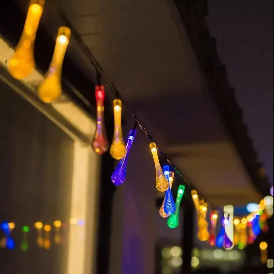 String Lights Solar IP65 Waterproof Auto On/Off