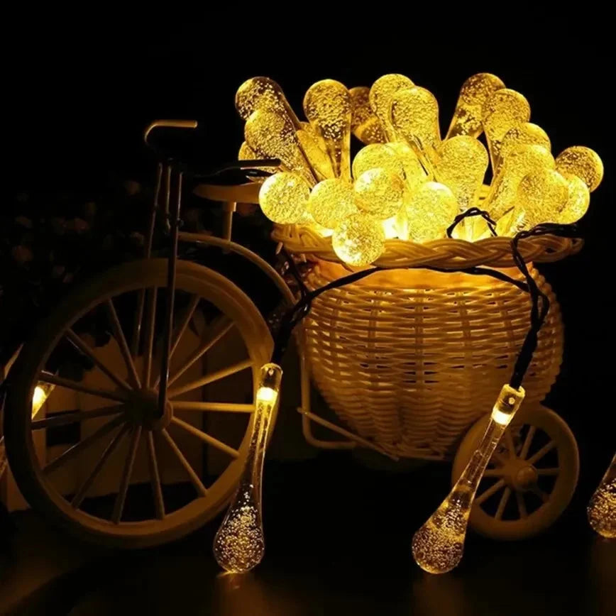 String Lights Solar IP65 Waterproof Auto On/Off