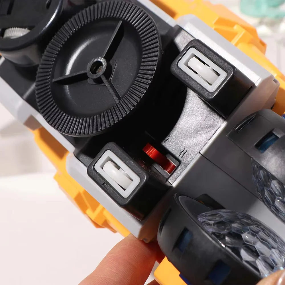 Stunt Bike Toy Transforms To Action Figure Durable Plastic