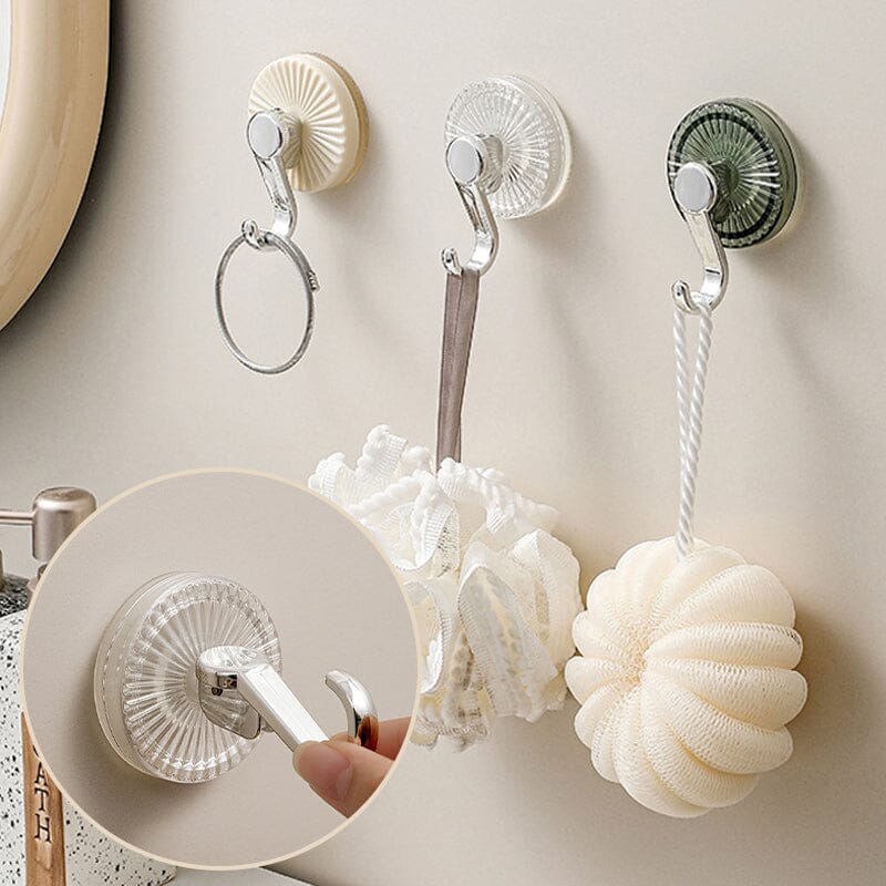 Suction Cup Hooks No-Drill Strong Waterproof Suction