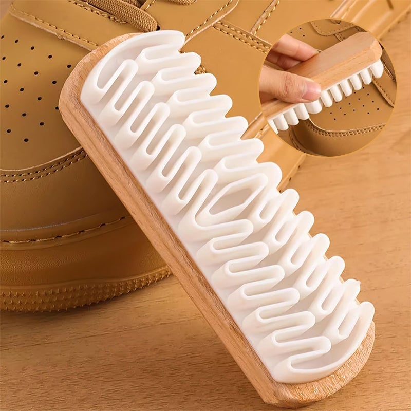 Suede & Nubuck Shoe Brush Soft Rubber Bristles
