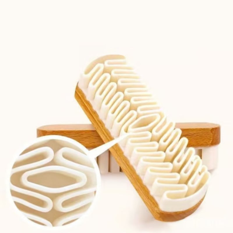 Suede & Nubuck Shoe Brush Soft Rubber Bristles