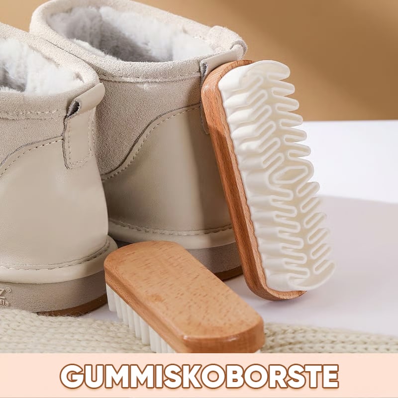 Suede & Nubuck Shoe Brush Soft Rubber Bristles