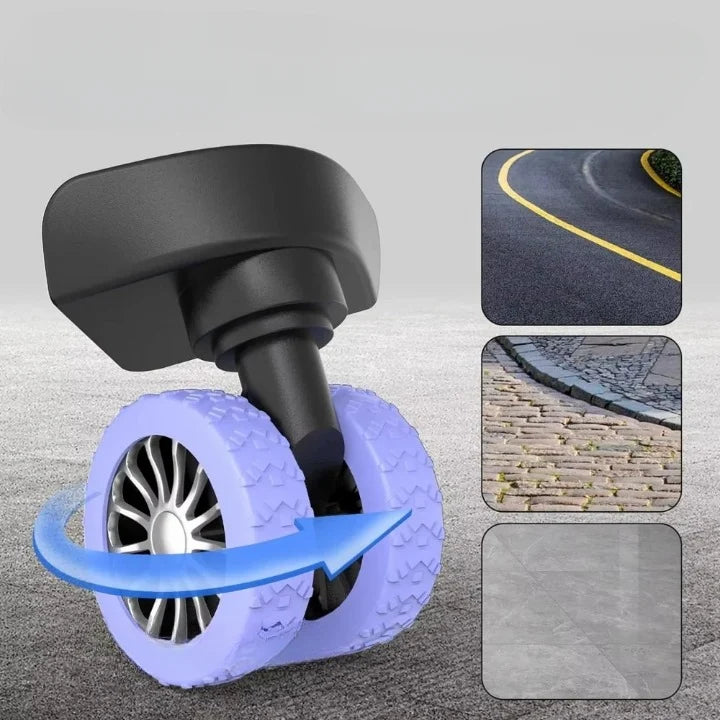 Suitcase Wheel Covers Silicone Noise-Reducing Washable & Reusable