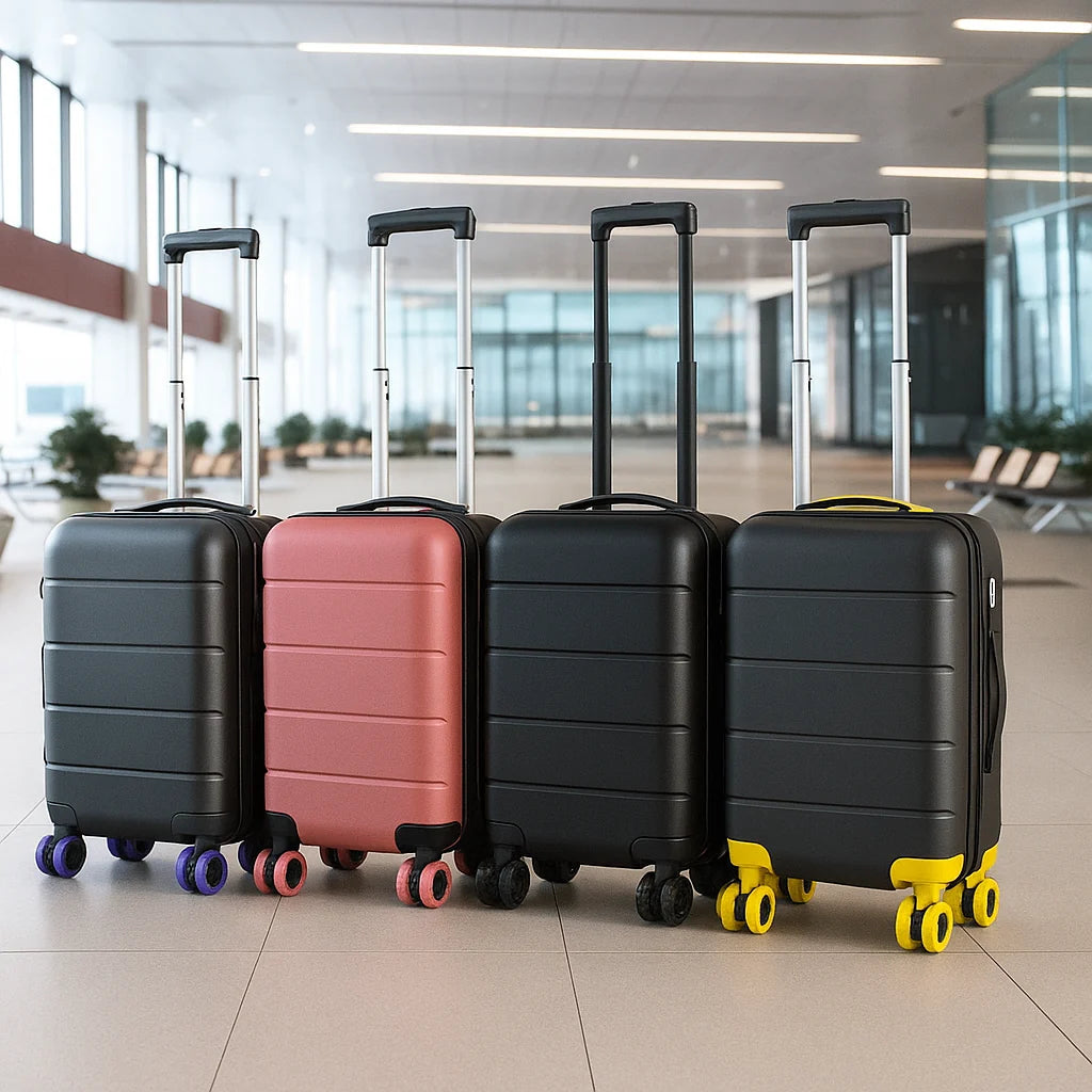 Suitcase Wheel Covers Silicone Noise-Reducing Washable & Reusable