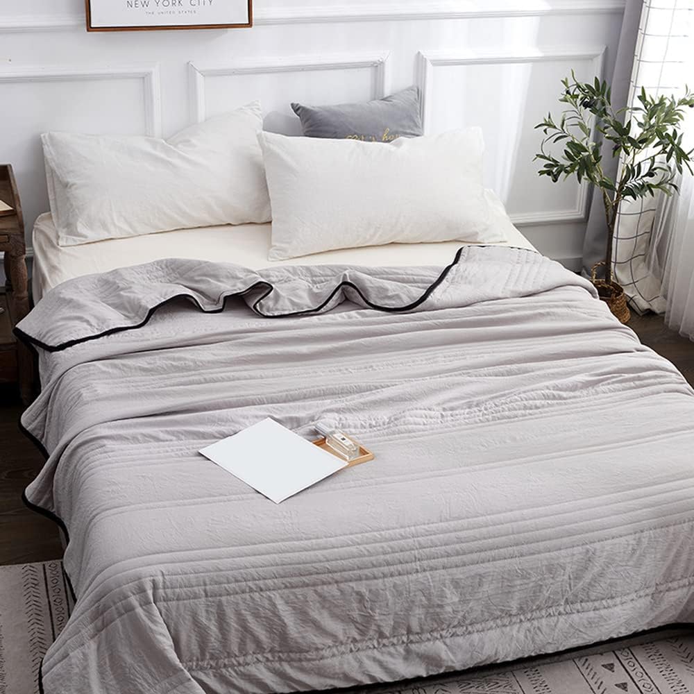 Summer Blanket Cotton-Bamboo Breathable & Ultralight