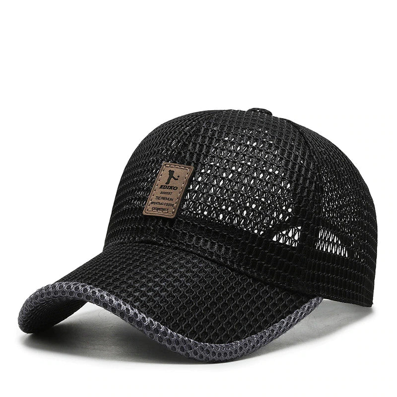 Summer Cap Full Mesh Breathable Adjustable Snapback