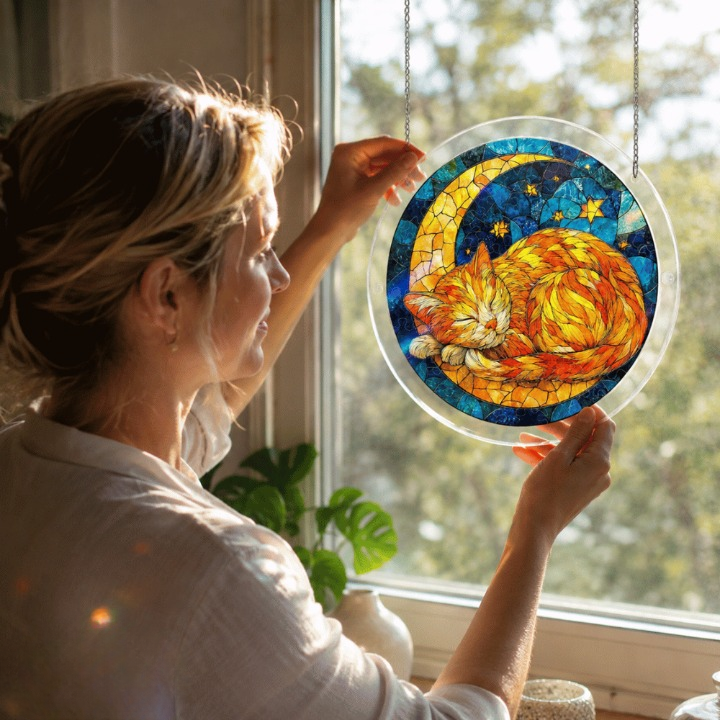 Sun Catcher Shatterproof Acrylic Rainbow Reflections