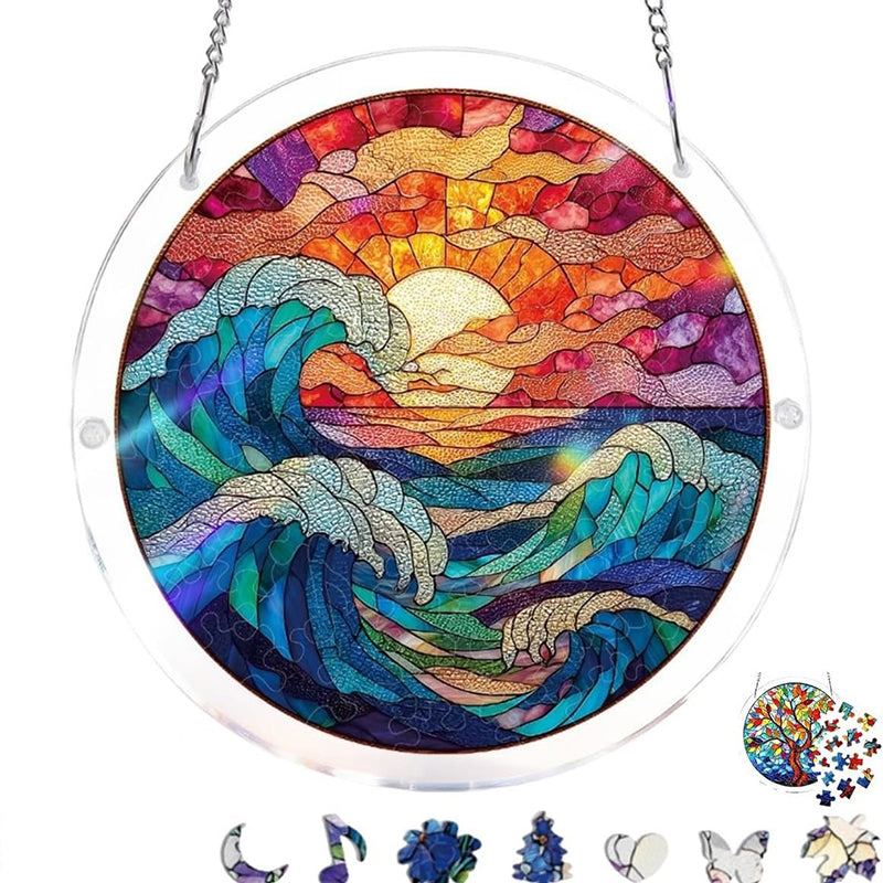 Sun Catcher Shatterproof Acrylic Rainbow Reflections