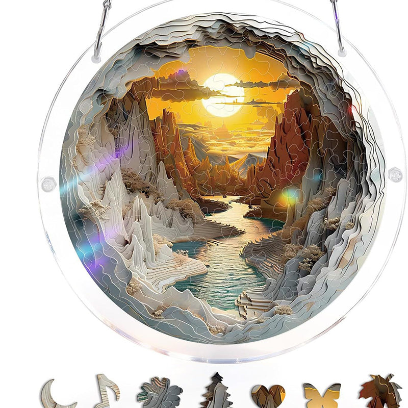 Sun Catcher Shatterproof Acrylic Rainbow Reflections