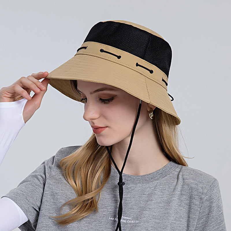 Sun Hat Breathable Wide Brim & Adjustable Chin Strap