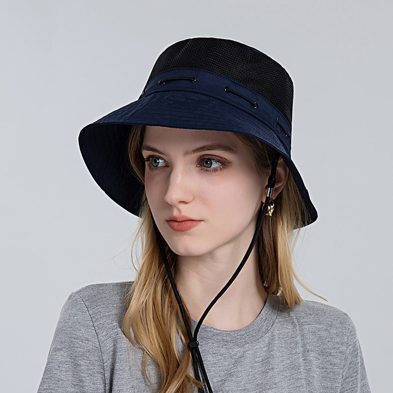 Sun Hat Breathable Wide Brim & Adjustable Chin Strap