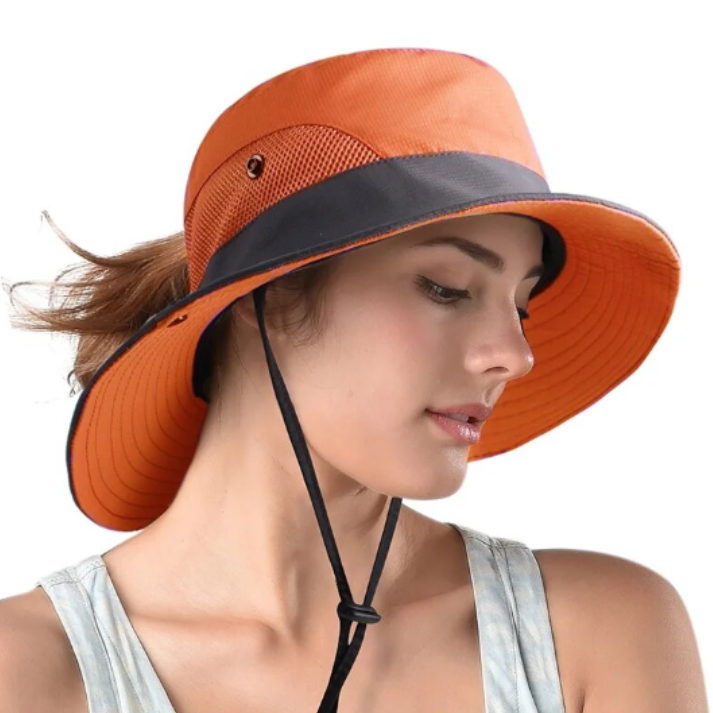 Sun Hat UPF 50+ Wide Brim & Breathable Mesh