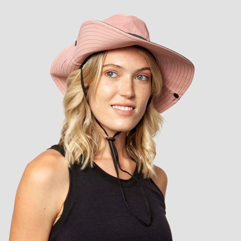 Sun Hat UPF 50 Wide Brim Ponytail Hole